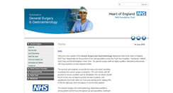 Desktop Screenshot of generalsurgerybirmingham.co.uk